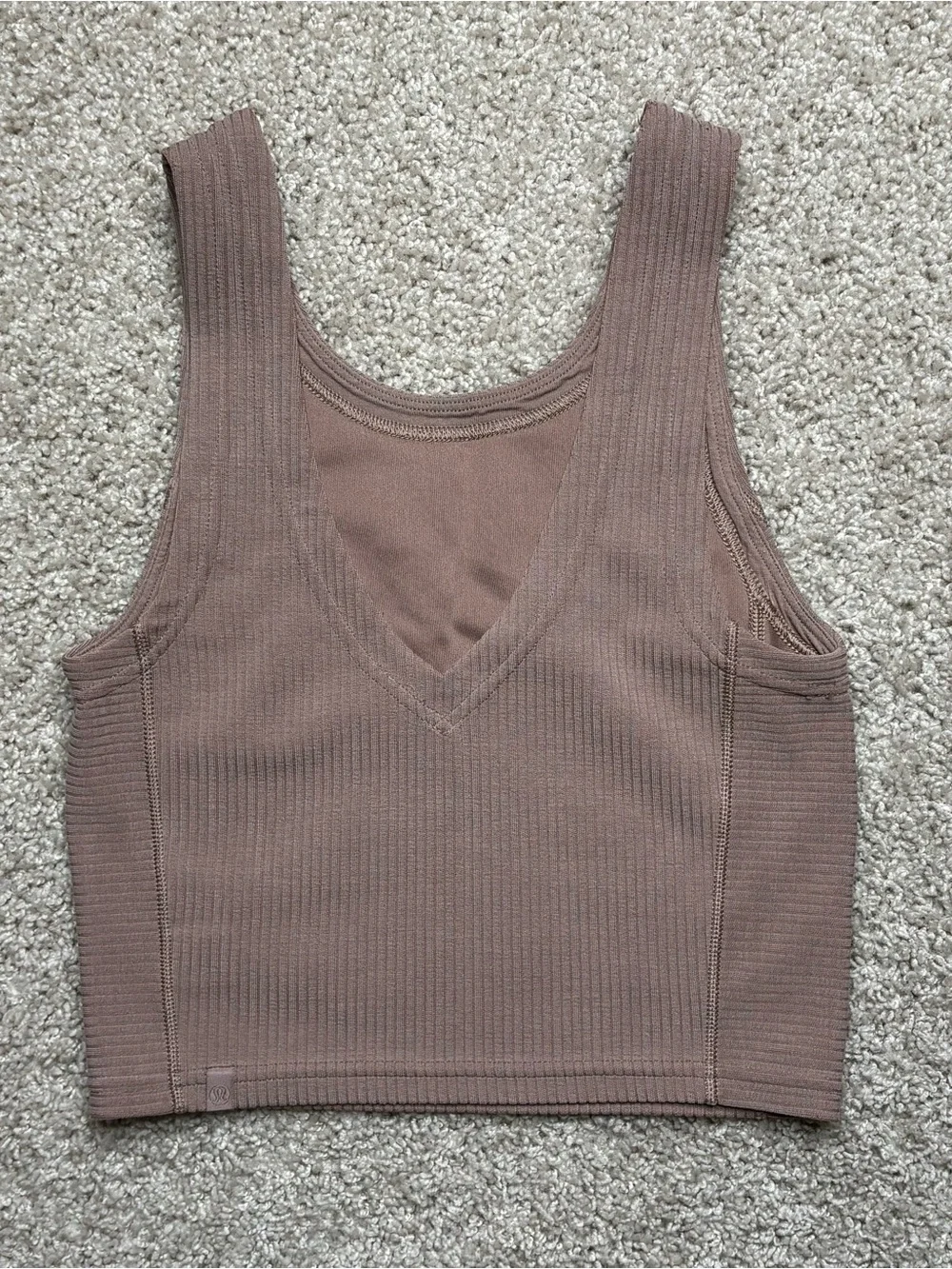 Lululemon Ribbed Softstreme Cropped Tank Top